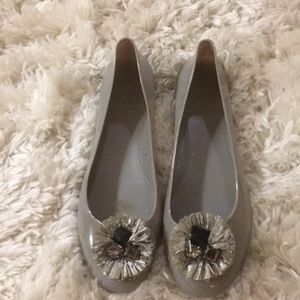 Tory Burch Raffia Jelly Flats